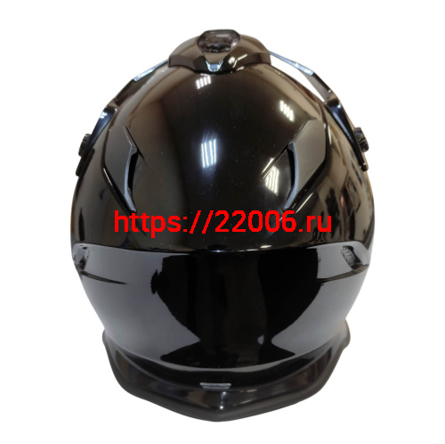 Шлем кроссовый со стеклом (туринг) СНЕГОХОДНЫЙ COBRA EC H331, черный, с ПОДОГРЕВОМ ВИЗОРА, размер L фото 4 Шлем кроссовый со стеклом (туринг) СНЕГОХОДНЫЙ COBRA EC H331, черный, с ПОДОГРЕВОМ ВИЗОРА, размер L фото 4