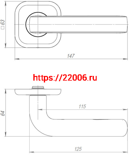 Ручка Ajax (Аякс) раздельная K.JK51.IND TORO 180 mm BL-24 черный (белая коробка) фото 2 Ручка Ajax (Аякс) раздельная K.JK51.IND TORO 180 mm BL-24 черный (белая коробка) фото 2