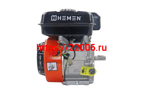 Двигатель HEMEN 7,0 л.с. 170F (212 см3) вал 19 мм Двигатель HEMEN 7,0 л.с. 170F (212 см3) вал 19 мм