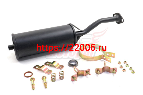 Глушитель трицикл LF200ZH-2 с неразб. рамой короткий 2013-2014 г.в. Глушитель трицикл LF200ZH-2 с неразб. рамой короткий 2013-2014 г.в.