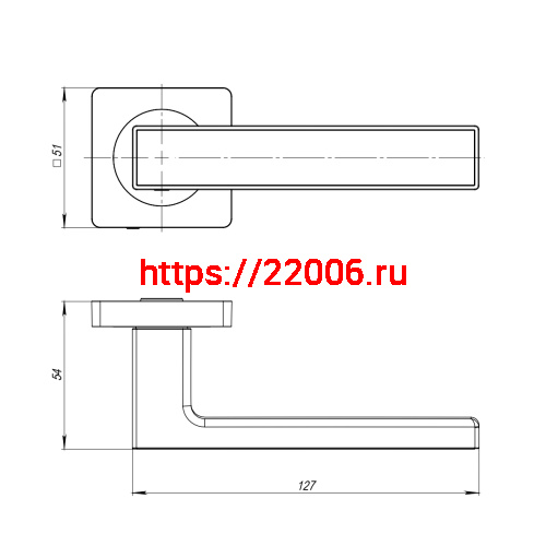 Ручка Ajax (Аякс) раздельная K.JK51.OPTIMA plus (OPTIMA plus JK) BL/GR-24 черный/графит фото 2 Ручка Ajax (Аякс) раздельная K.JK51.OPTIMA plus (OPTIMA plus JK) BL/GR-24 черный/графит фото 2