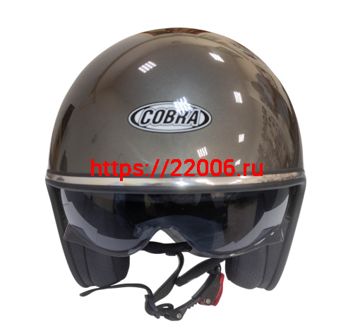 Шлем открытый COBRA EC H589, серый титан, размер S фото 2 Шлем открытый COBRA EC H589, серый титан, размер S фото 2