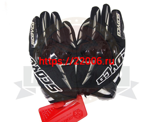 Перчатки SCOYCO (оригинал) MC-101, черные, р-р L Перчатки SCOYCO (оригинал) MC-101, черные, р-р L