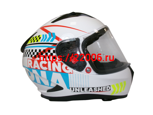 Шлем TVS RACING (Индия) STREET D/V WHITE YELLOW размер XL, + пинлок в комплекте, очки фото 4 Шлем TVS RACING (Индия) STREET D/V WHITE YELLOW размер XL, + пинлок в комплекте, очки фото 4