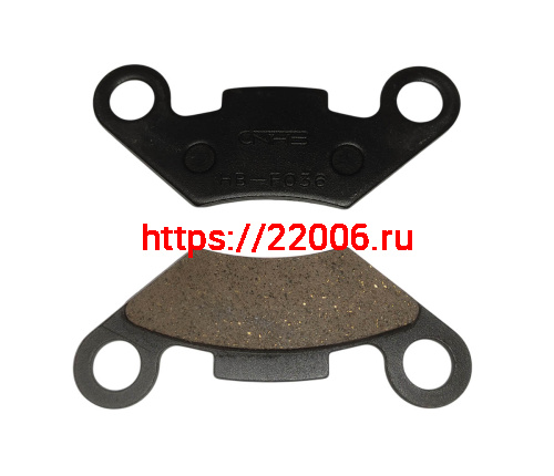 Колодки тормозные дисковые зад. ATV HAMMER 200  LONG (1-5) (1 компл.-2 шт.)
