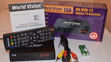 T59 HD DVB-T2 World Vision Цифровой эфирный ресивер 