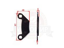 Колодки тормозные дисковые ATV POLARIS FА475 широкие 44