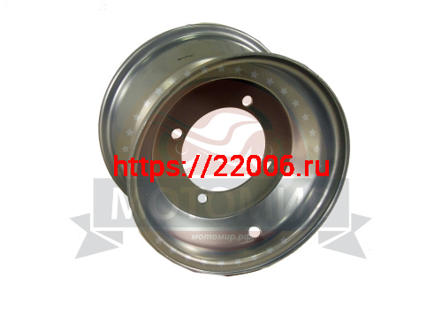 Диск SCOUT для ATV 8", 8"х 4,7" (4х110) ЦО 90 мм, черный, серебристый штамп (27766) Диск SCOUT для ATV 8", 8"х 4,7" (4х110) ЦО 90 мм, черный, серебристый штамп (27766)