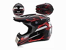 Мотошлем VIRTUE MD-905 Кросс черно-красный №2 (S)