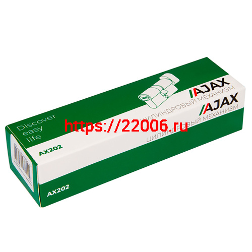 Цилиндровый Ajax (Аякс) механизм (AX202/110) AX2002Knob110 (50+10+50) CP хром с вертушкой фото 2 Цилиндровый Ajax (Аякс) механизм (AX202/110) AX2002Knob110 (50+10+50) CP хром с вертушкой фото 2