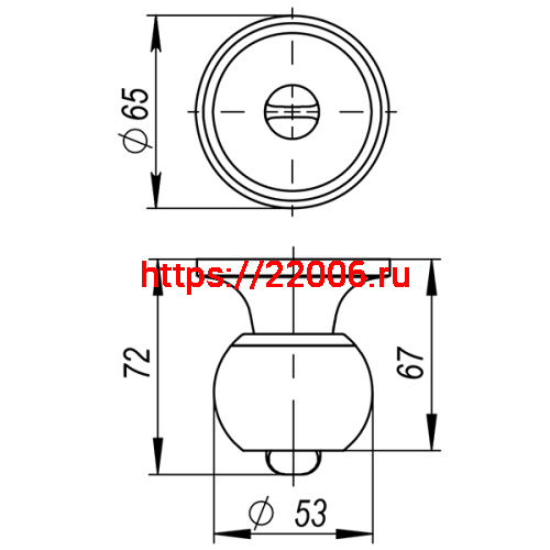 Ручка Ajax (Аякс) защелка DK682 CP-ET (6082 CP-E) (кл./фик.) хром фото 4 Ручка Ajax (Аякс) защелка DK682 CP-ET (6082 CP-E) (кл./фик.) хром фото 4