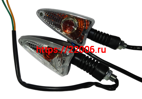 Боковой фонарь Альфа SHURIKEN, RUBIKON (компл 2 шт) (гибкая стойка) фото 2