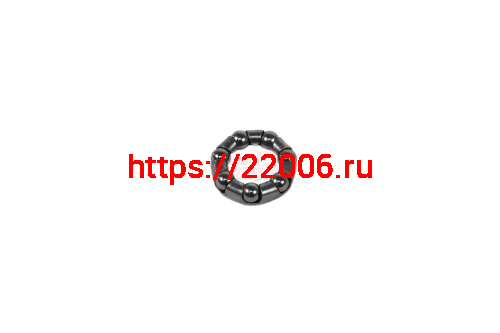 Подшипник пер.колеса 7 шариков (обойма d12,D20,h4,6мм,шарик d4,6мм) Подшипник пер.колеса 7 шариков (обойма d12,D20,h4,6мм,шарик d4,6мм)