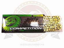 Цепь (428) SFR -130 зв. приводная, цвет ЗОЛОТО (Crossfire, Bitrix(126)