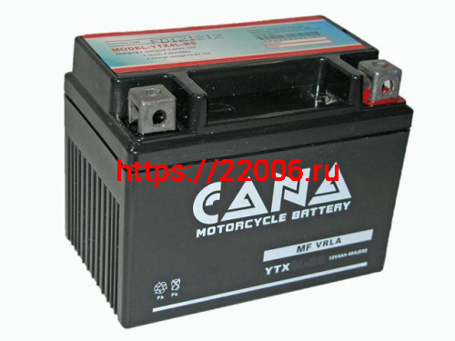 Аккумулятор CANA 12v/18hr YTX20L-BS (250EN, VRLA, 175*87*155, 6кг, -) 4 Аккумулятор CANA 12v/18hr YTX20L-BS (250EN, VRLA, 175*87*155, 6кг, -) 4
