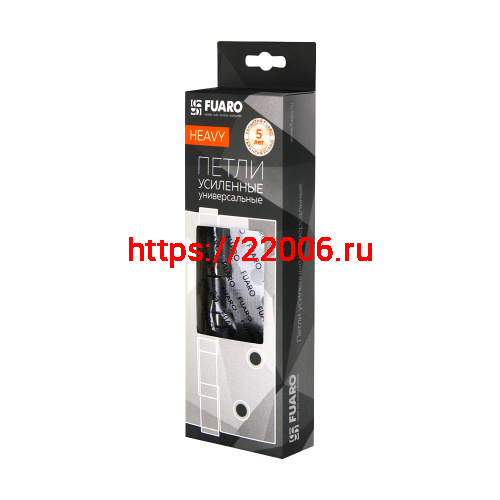 Петля Fuaro (Фуаро) универсальная HEAVY IN4400U GR (графит) 100х75х3 мм фото 2 Петля Fuaro (Фуаро) универсальная HEAVY IN4400U GR (графит) 100х75х3 мм фото 2