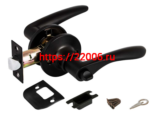 Ручка Fuaro (Фуаро) защелка DK620/BL BL-ET (620/BL BL-E) (кл/фик.) черный Ручка Fuaro (Фуаро) защелка DK620/BL BL-ET (620/BL BL-E) (кл/фик.) черный